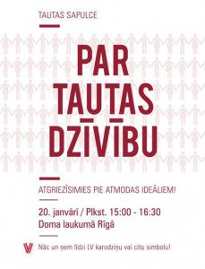 Manifestācija ”Par tautas dzīvību”