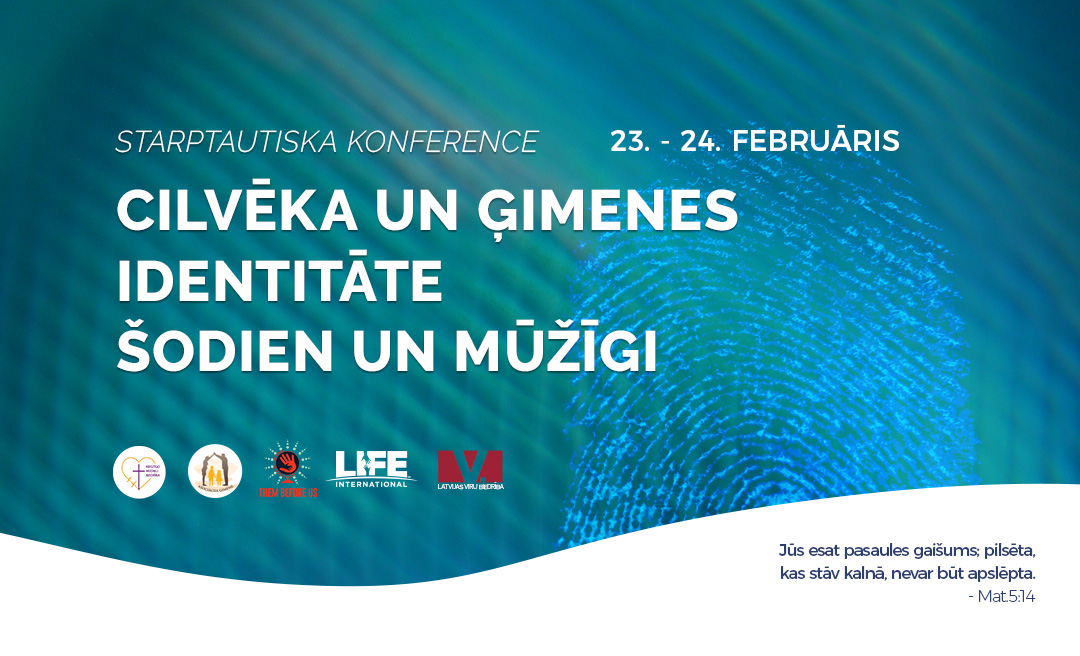 Rīgā gaidāma konference “Cilvēka un ģimenes identitāte šodien un mūžīgi”